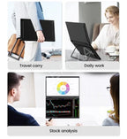 16 Inch 2.5K Dual Screen Portable Monitor 2560*1600P 16:10 100%sRGB With 360° Flip External Screen For PC Laptop Mac Phone PS4/5