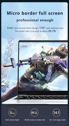 14.1inch Intel Atom A3950 Laptop Computer Windows 11 Pro 2025 Notebook PC 12GB RAM 512GB 1TB SSD 1920*1080 Office Computer PC