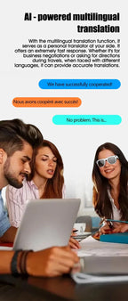 Smart Glasses AI GPT 8K HD Camera Bluetooth Call 260Mah Battery Voice Assistant Translate Identify Objects Smart Glasses