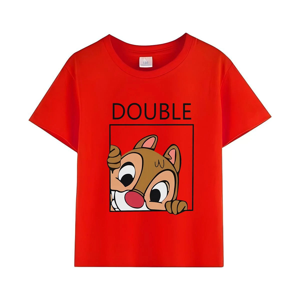 Chip and Dale Disney Kids Tshirts Cartoon Double and Trouble Print Summer Twins Tops Tees Funny Boys Girls Best Friends Shirts