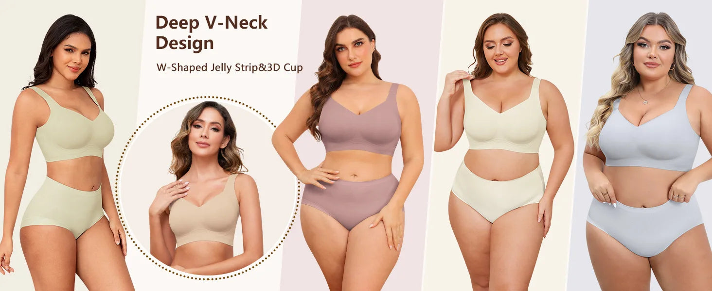 Seamless Bras for Women Comfort Lingerie Padded Sports Tops Non-wire Underwear Soft Bralette Support Sexy Bra Intimates
