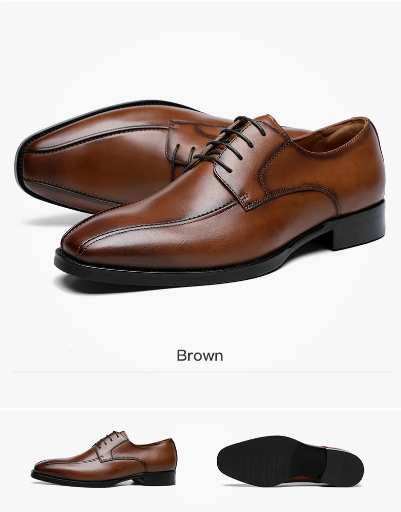 Luxury Designer Italian Style Autumn Polished Elegant Social Shoes Men Business Formal Casual Flat Shoes Men Party Wedding Shoe