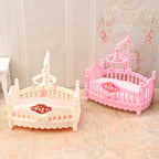 1:12 Dollhouse Miniature Mini Baby Bed Cradle Nursery Room Furniture Decoration Accessories Model Kids Toys Gift