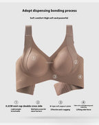 2PCS Large Size Minimizer Bras for Women Lift Support Wire-Free Seamless Comfort Make Large Bust Look Smaller & Anti-Sagging