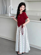 Children Clothes From 7 To 14 Years Children's Clothing Girl Setup 2025 Top Set Girls Party 12 Year Old Teens Sets for Children