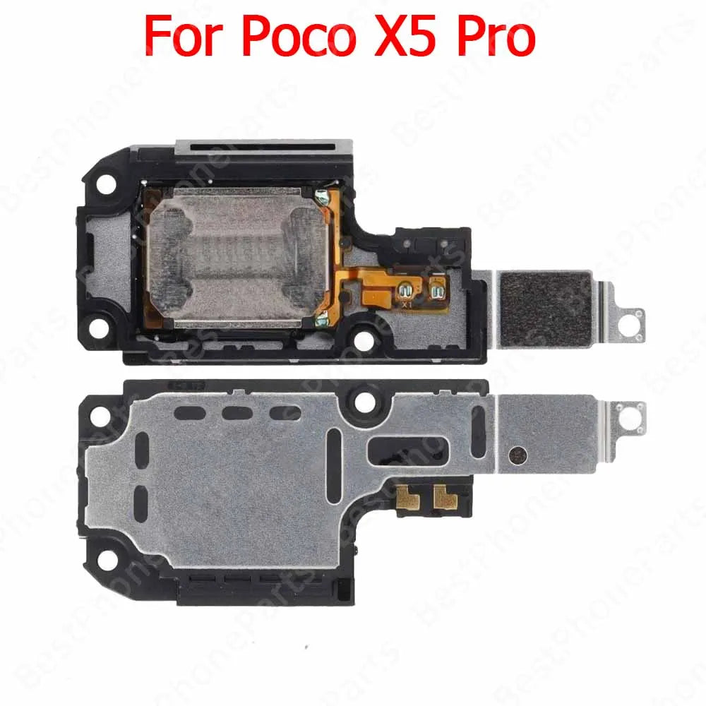 Loudspeaker For Xiaomi Poco X5 X6 Pro 5G X2 X3 NFC X4 GT Loud Speaker Buzzer Ringer Sound Module Replacement Parts