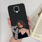 For Xiaomi Redmi Note 9 Pro Max Phone Case Matte Cute Girl Avocado Soft Silicone Cover For Xiaomi Redmi Note 9 Pro Max 9S Bumper