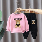 Children's Clothing Boy Sets Spring Autumn Mother Kids Girls Outfits Suits Baby Cute Sports Hoodie Trousers 2pcs Toddler Clothes