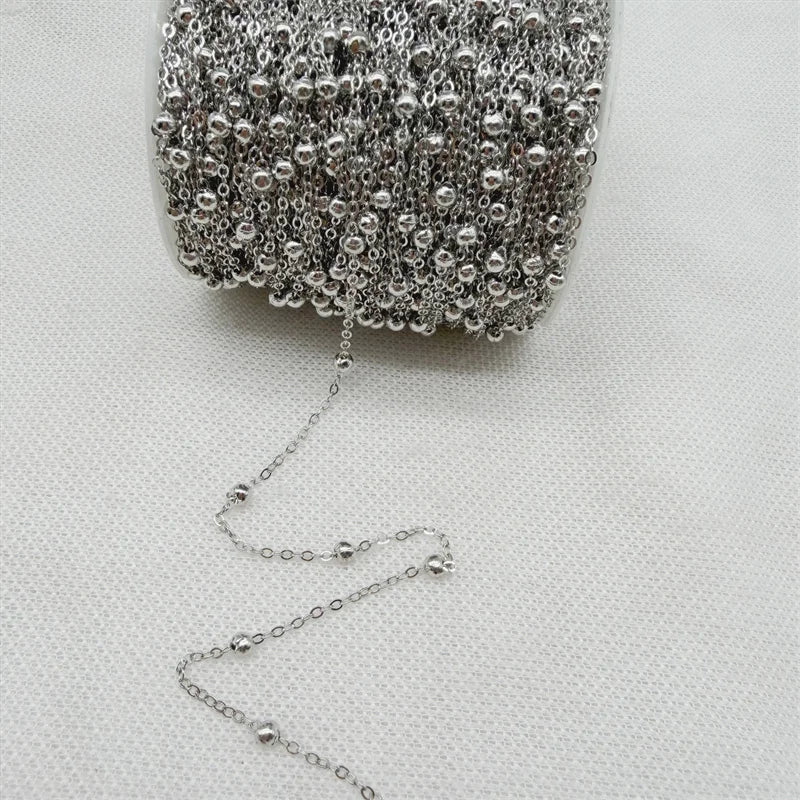 2yards Golded/silvered Plated Necklace Chain for Jewelry Making Findings DIY Necklace Chains Materials Handmade