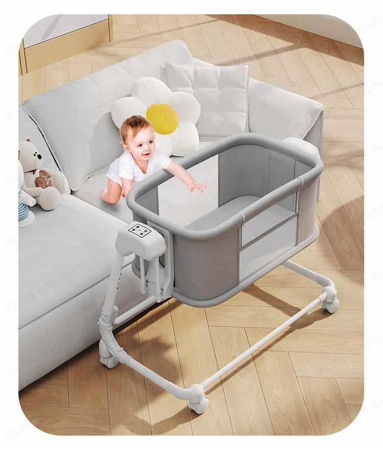Portable Child Beds Multifunctional Children Folding Newborn Baby Cribs Child Beds Luxury Baby Bassinet Bedside Crib