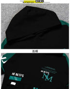 2025 autumn winter children Boy Clothes Teenager tracksuit letters Hooded Top Shirts Sweatshirt + Ankle-tie Pant 8 10 11 12 year