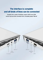 Portable Office Laptop Computer 14.1" 12GB RAM 1TB 2TB SSD Windows 11 Notebook Learn Recreation Entertainment Portable Laptops