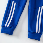 1/3 Piece Set Autumn And Winter Children's Mmulti-color Sports Thick Sweatpants For Boys And Girls With Plush Warm Casual Pants