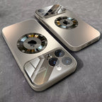 Luxury Glass Camera For Magesafe Magnetic Wireless Charge Case For iPhone 11 12 13 14 15 16 17 Pro Max Air Plus Shockproof Cover