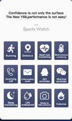 Smartwatch for Men & Women: Bluetooth Connected Phone, Music, Fitness Tracker, Sleep Monitor, Multifunctional Bracelet