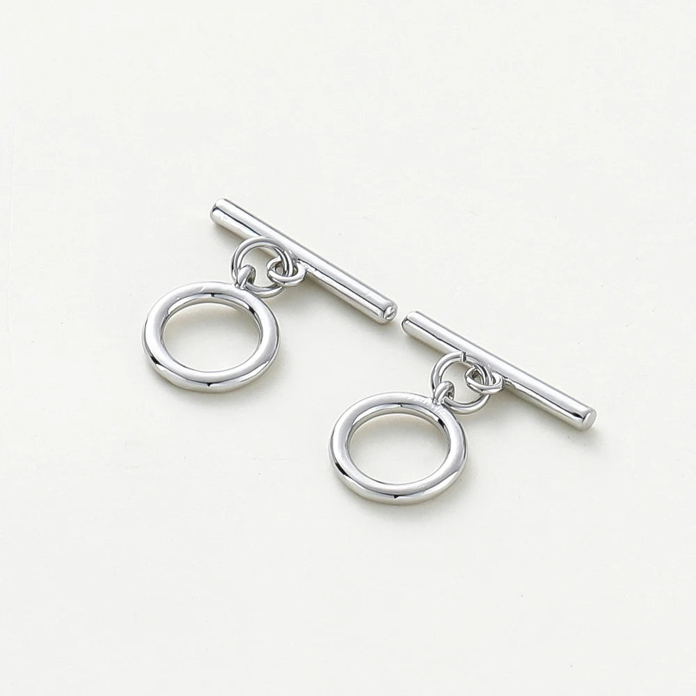 2-6Sets 14K/18K Gold Plated Brass OT Clasp Toggle Clasps Connector for DIY Bracelet Necklace Jewelry Making Findings Accessories